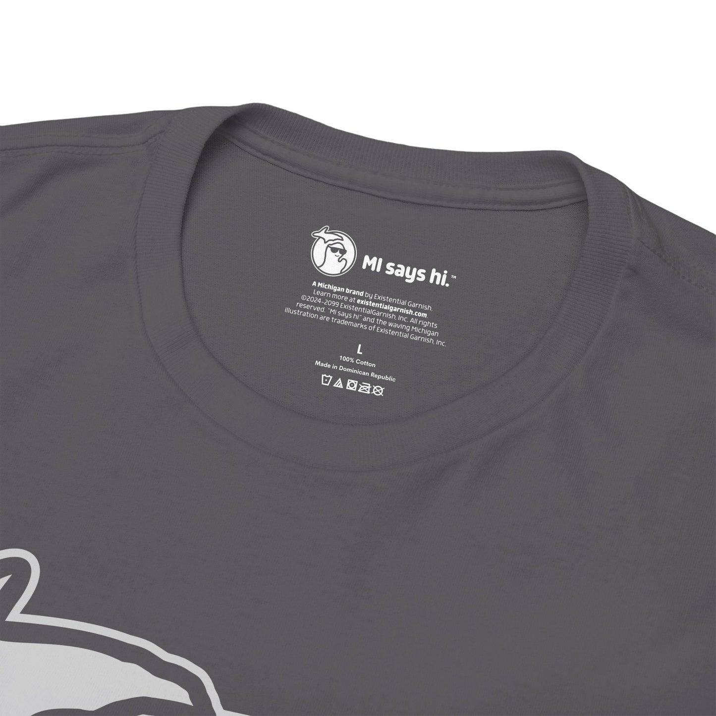 MI SAYS HI™ "Hi." Unisex Heavy Cotton Tee