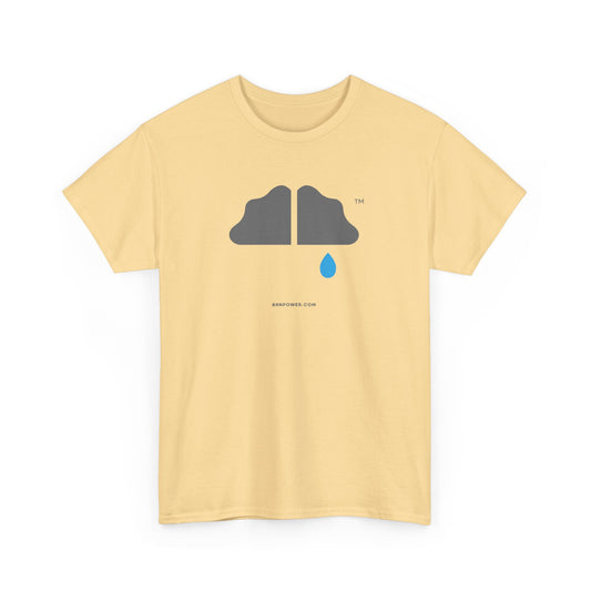 Brnpower™ - Brainpower, with no AI - Icon Only - Unisex Heavy Cotton Tee