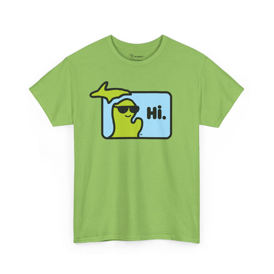 MI SAYS HI™ "Hi." Unisex Heavy Cotton Tee