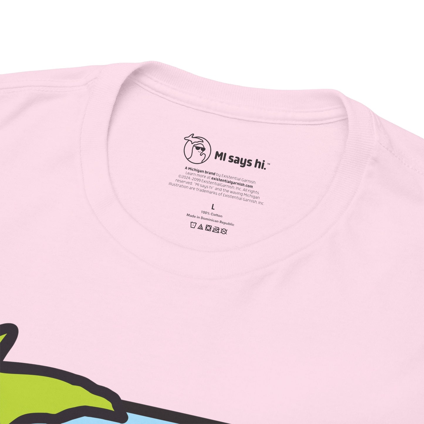 MI SAYS HI™ "Hi." Unisex Heavy Cotton Tee