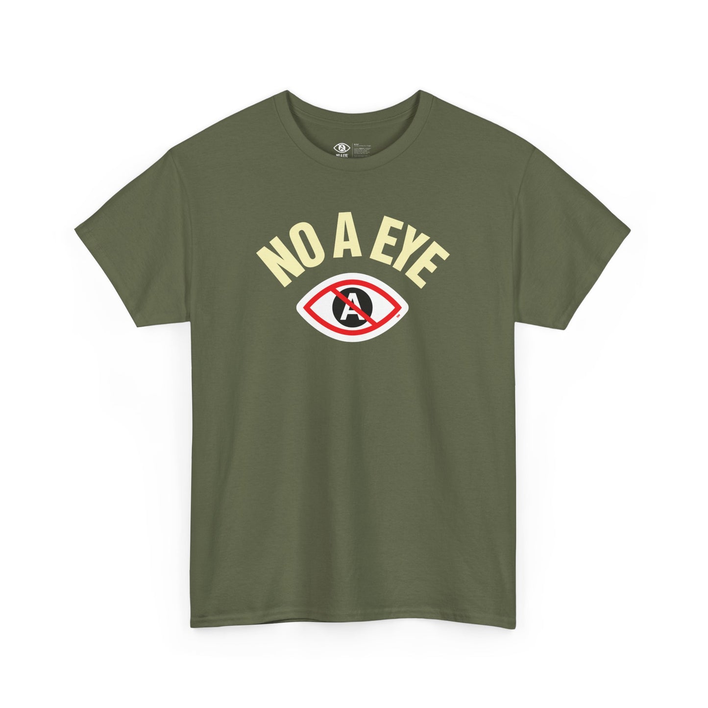 No A Eye™ "Brow" Logo - Heavy Cotton Tee
