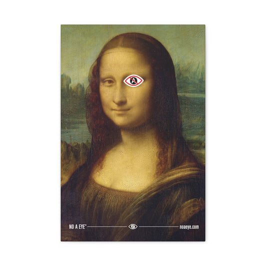 No A Eye™ Mona Lisa on Matte Canvas, Stretched, 1.25"
