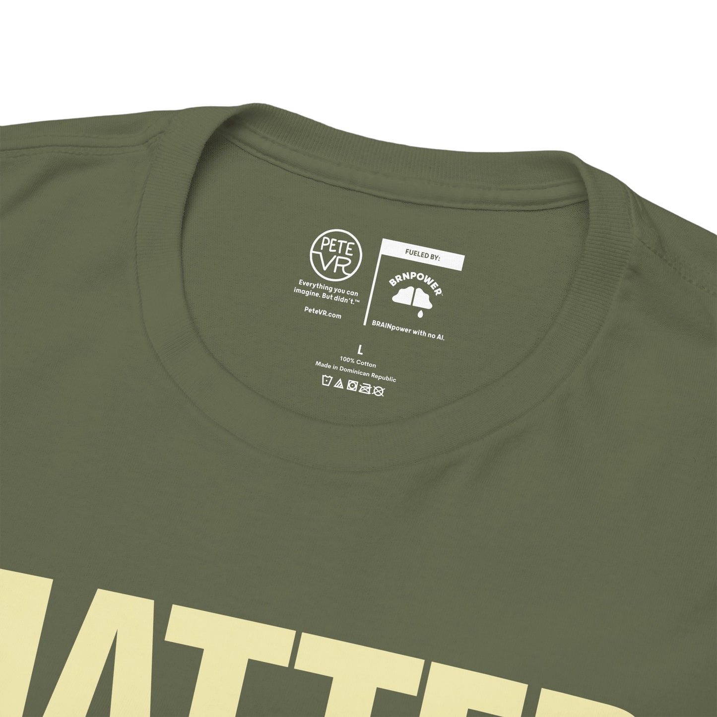 Matter Doesn't™ - Bold Version- Unisex Heavy Cotton Tee
