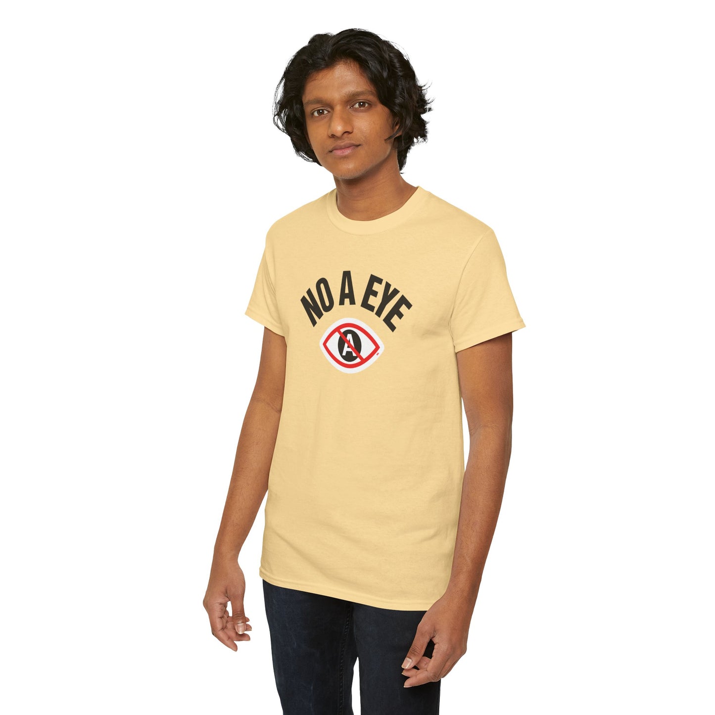 No A Eye™ "Brow" Logo - Heavy Cotton Tee