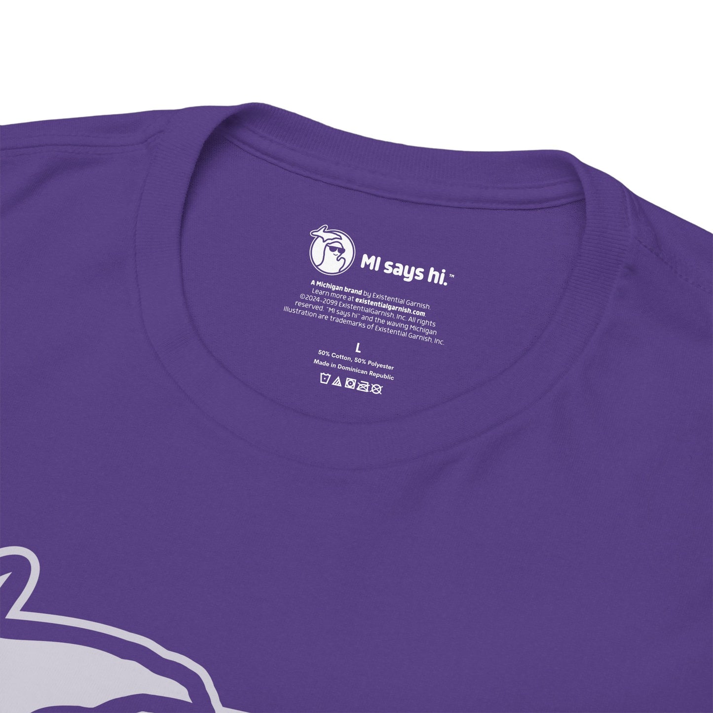 MI SAYS HI™ "Hi." Unisex Heavy Cotton Tee